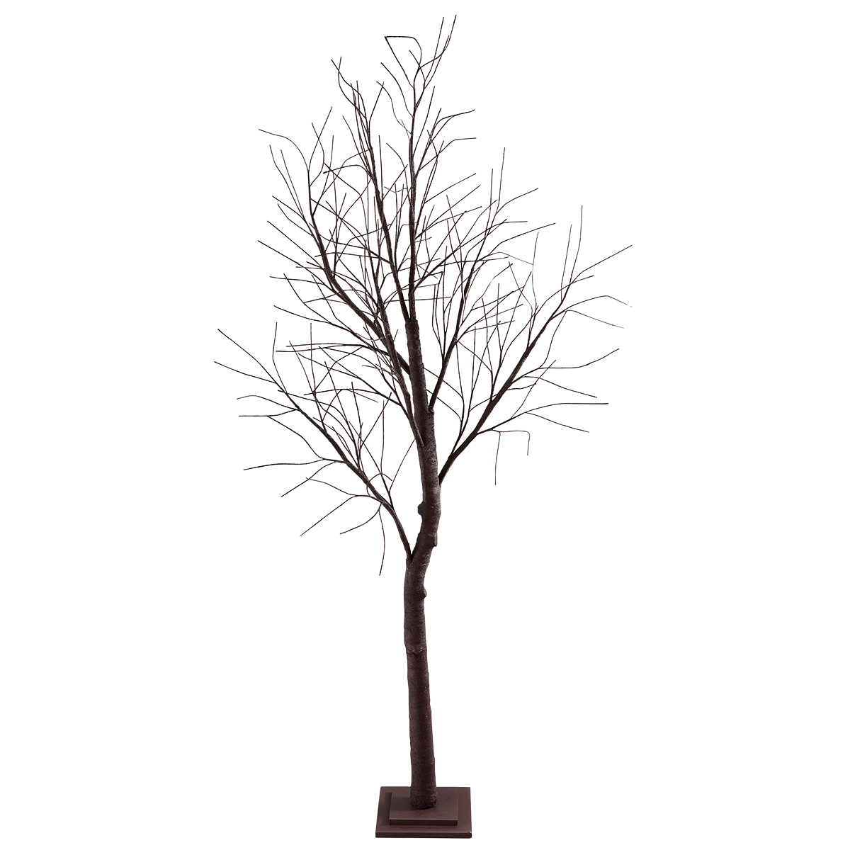 Artificial Tree Without Leaves Brown, Height 200 Cm | Decowoerner in Christmas Tree Without Leaves