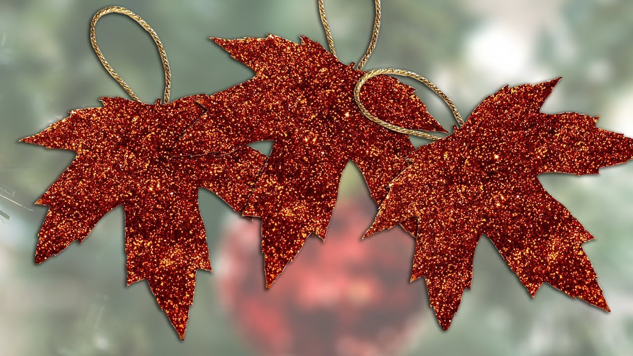 Diy Leaf Ornament with regard to Christmas Ornaments Leaves