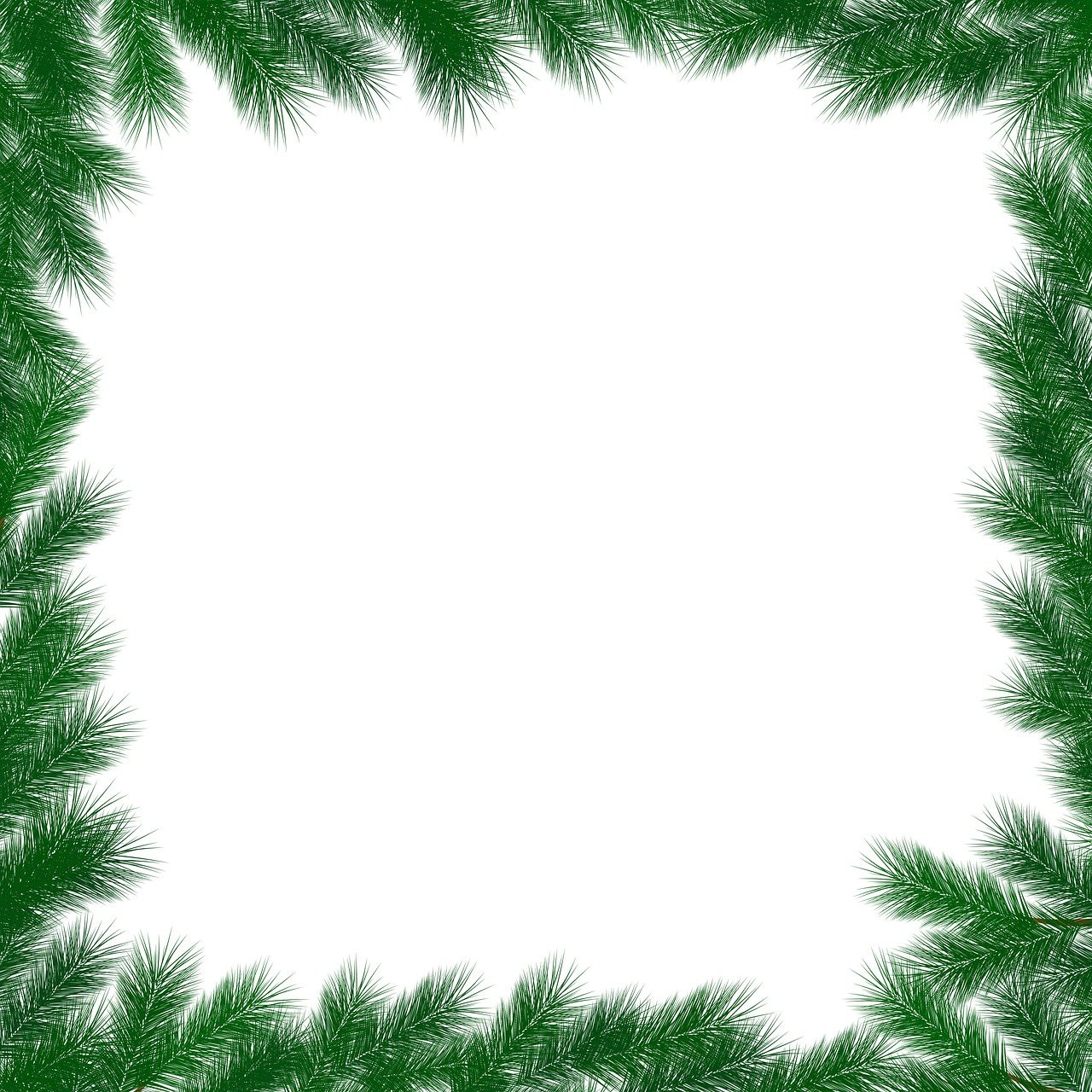 Download Christmas Leaves Border, Border, Pine Leaves. Royalty pertaining to Christmas Leaves Border