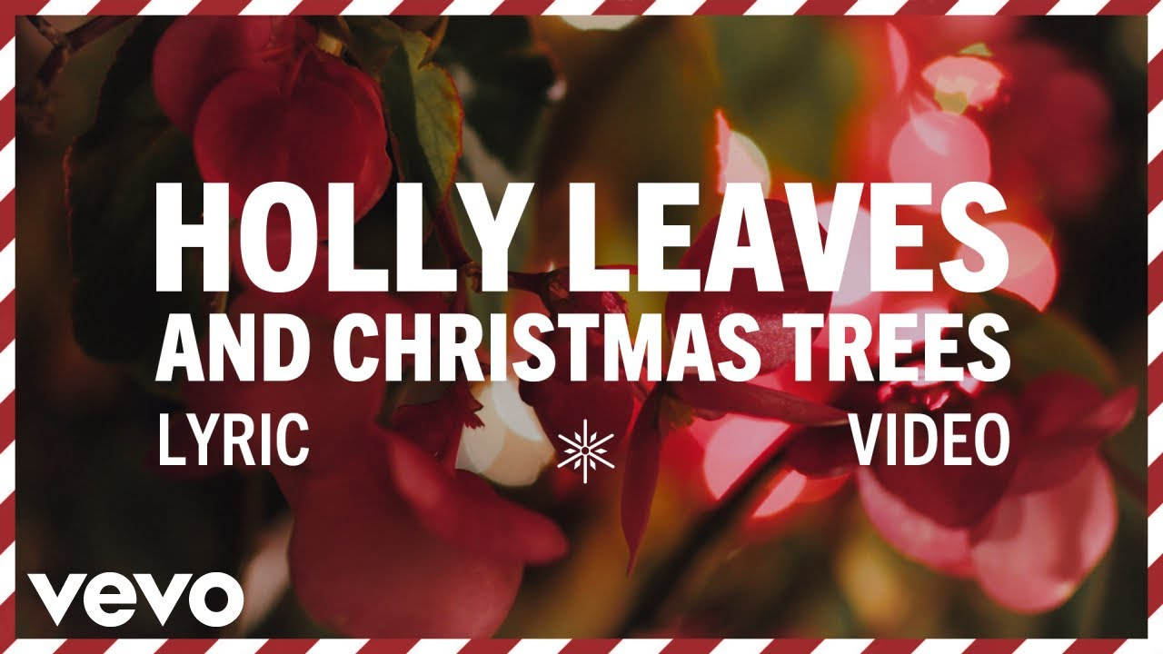 Elvis Presley - Holly Leaves And Christmas Trees (Official Lyric Video) intended for Elvis Holly Leaves and Christmas Trees