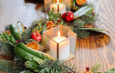 How To Dry Fruit And Preserve Leaves For Natural Christmas Decor pertaining to Christmas Leaves Decor