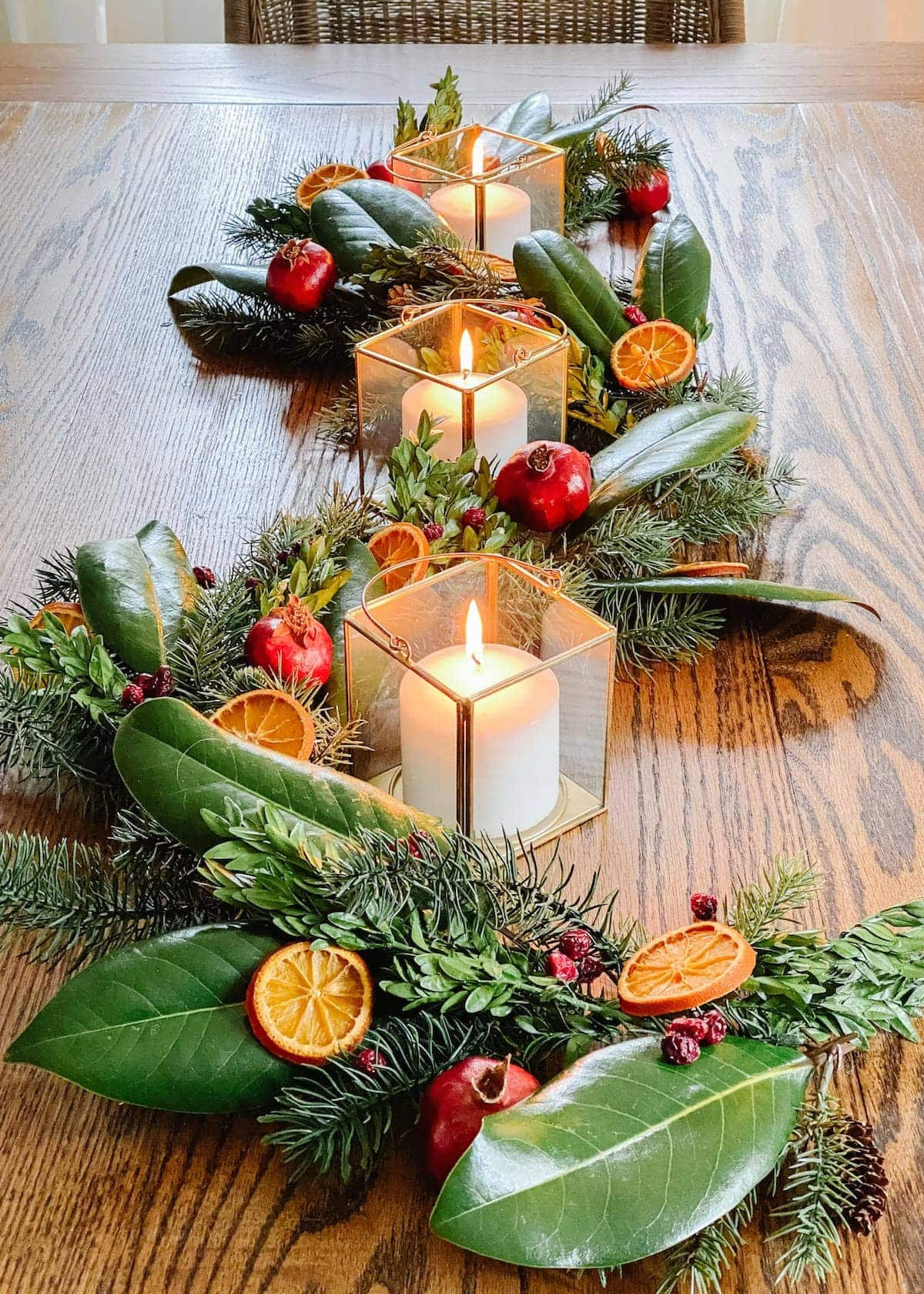 How To Dry Fruit And Preserve Leaves For Natural Christmas Decor pertaining to Christmas Leaves Decor