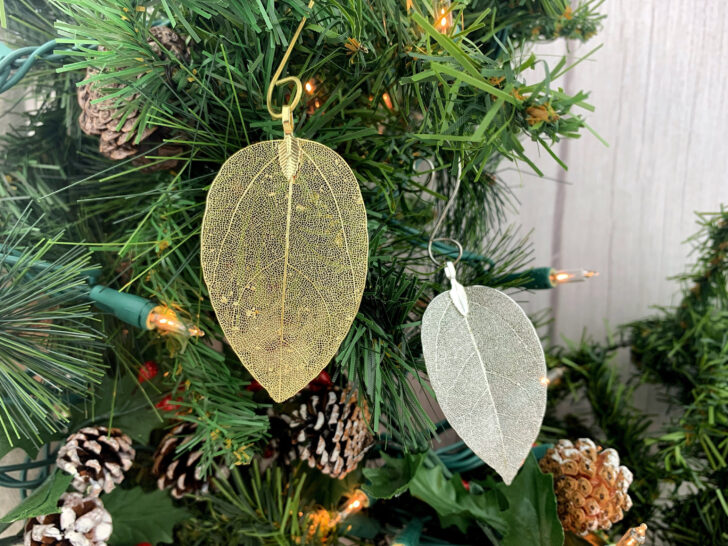 Christmas Ornaments Leaves