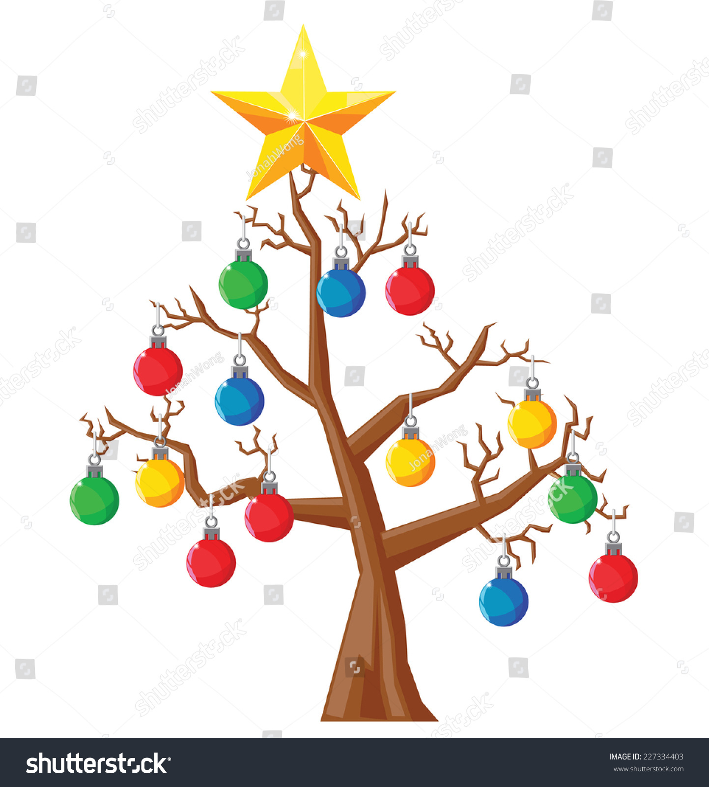 No Leaf Dry Christmas Tree Vector Stock Vector (Royalty Free inside Christmas Trees With No Leaves