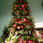 Pin Page Regarding Christmas Tree With Magnolia Leaves