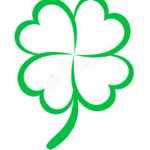 12 Cute Four Leaf Clover Printable Templates (Free!)   Cassie Within Printable 4 Leaf Clover Template