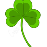 12 Unique Shamrock Templates (Free Printable)   Cassie Smallwood For Free Printable 3 Leaf Clover Template