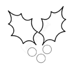 14 Holly Leaf Templates   Cassie Smallwood In Holly Leaf Printable Template