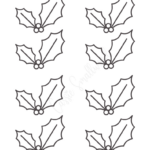 14 Holly Leaf Templates   Cassie Smallwood Inside Holly Leaf Templates Free Printable