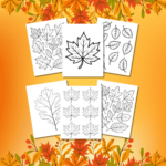 20 Free Printable Fall Leaf Templates For Kids   Prudent Penny Pincher For Free Printable Fall Leaves Printable