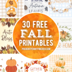 30 Free Fall Printables For Fall Decorating   Prudent Penny Pincher With Regard To Free Printable Fall Pictures Autumn Leaves