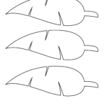 37 Printable Leaf Templates, Outlines & Shapes (Free)   World Of Inside Banana Leaf Template Printable