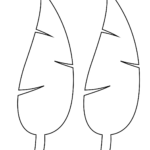 37 Printable Leaf Templates, Outlines & Shapes (Free)   World Of With Banana Leaf Template Printable