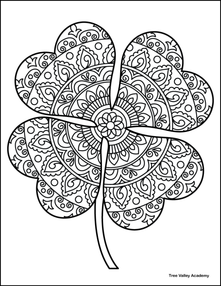 4 Leaf Clover Printable Template 4 Leaf Clover Printable Template