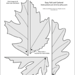 Easy Fall Leaf Garland   Mmmcrafts Inside Printable Fall Leaves Garland