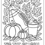 Fall Coloring Pages For Adults (Free Pdf Printables) For Free Printable Fall Leaves Coloring Pages