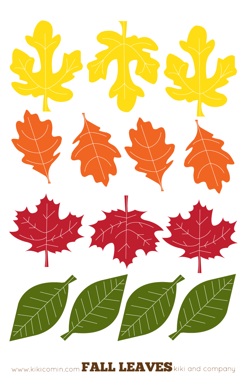 Fall Leaf Garland - Kiki &amp;amp; Company with regard to Printable Fall Leaves Garland