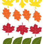 Fall Leaf Garland   Kiki & Company Within Printable Fall Leaves To Cut Out