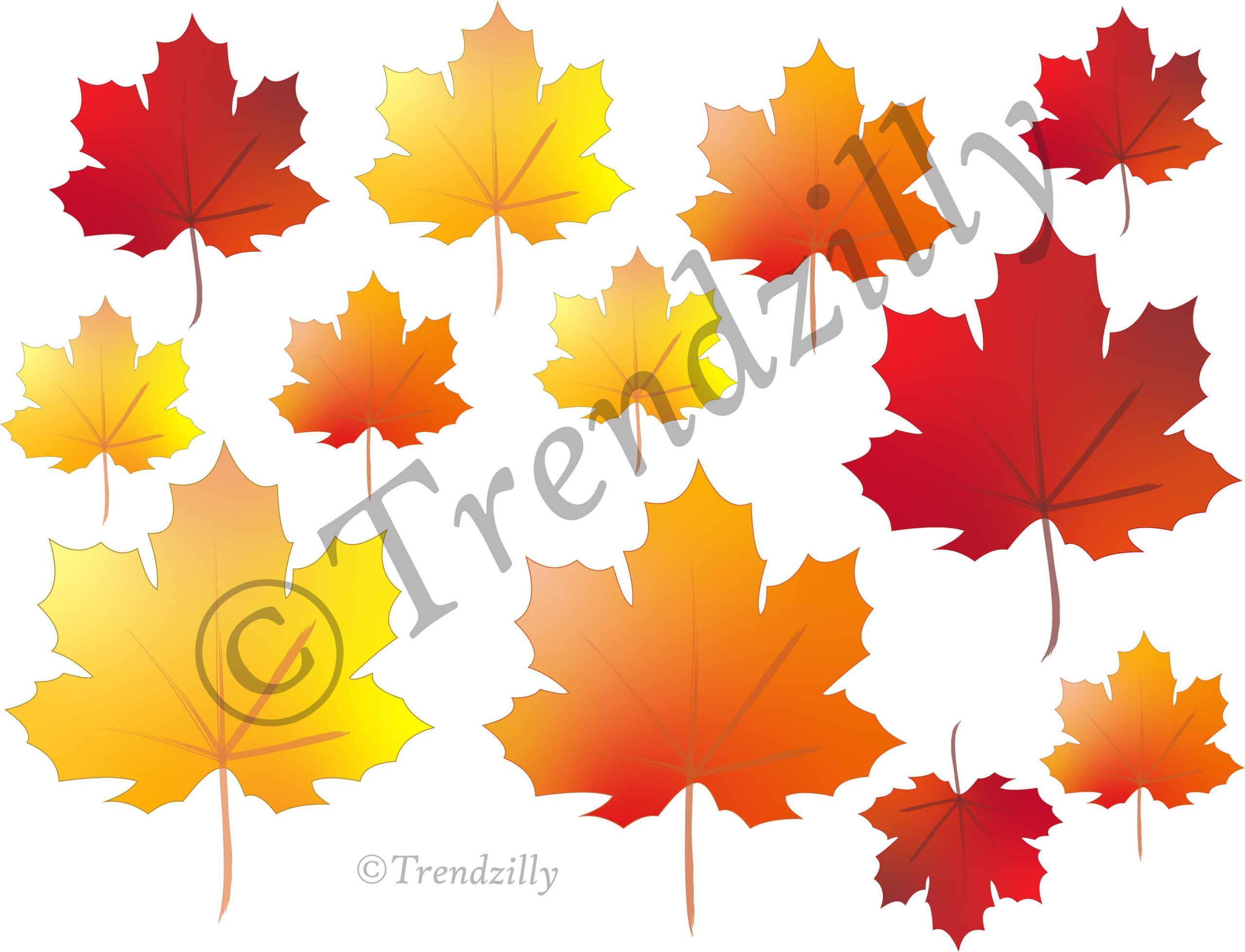 Fall Leaf Printable, Thanksgiving Decorations, Oktoberfest throughout Printable Fall Leaves Decorations