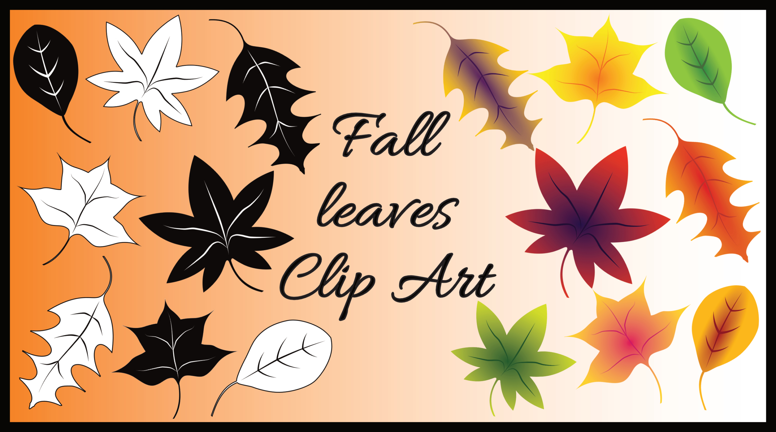 Fall Leaves Clip Art - A Free Clip Art Bundle That&amp;#039;S Too Good To Miss! throughout Fall Leaves Clip Art Printable