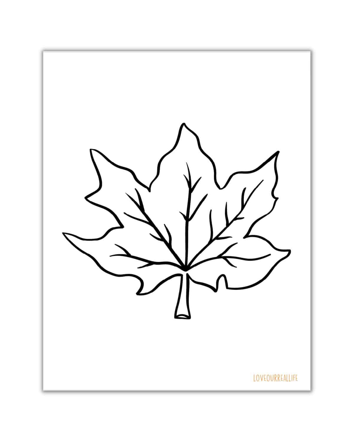 Fall Leaves Coloring Pages + Free Printable Leaf Templates ⋆ Love pertaining to Printable Fall Leaves to Color