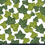 Floral Pattern Stylized Ivy Leaves On Stock Vector (Royalty Free Within Printable Ivy Leaf Template