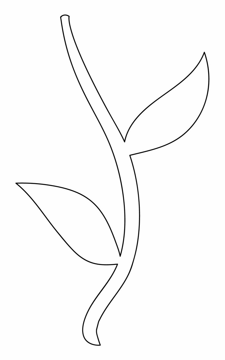 Flower Stems - 12 Free Pdf Printables | Printablee inside Printable Stem And Leaf Template