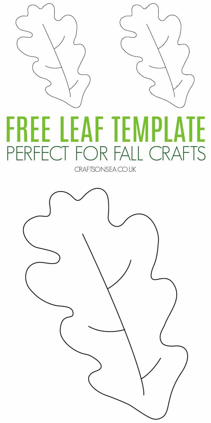 Free Leaf Template: Printable Pdf - Crafts On Sea for Free Leaf Templates Printable