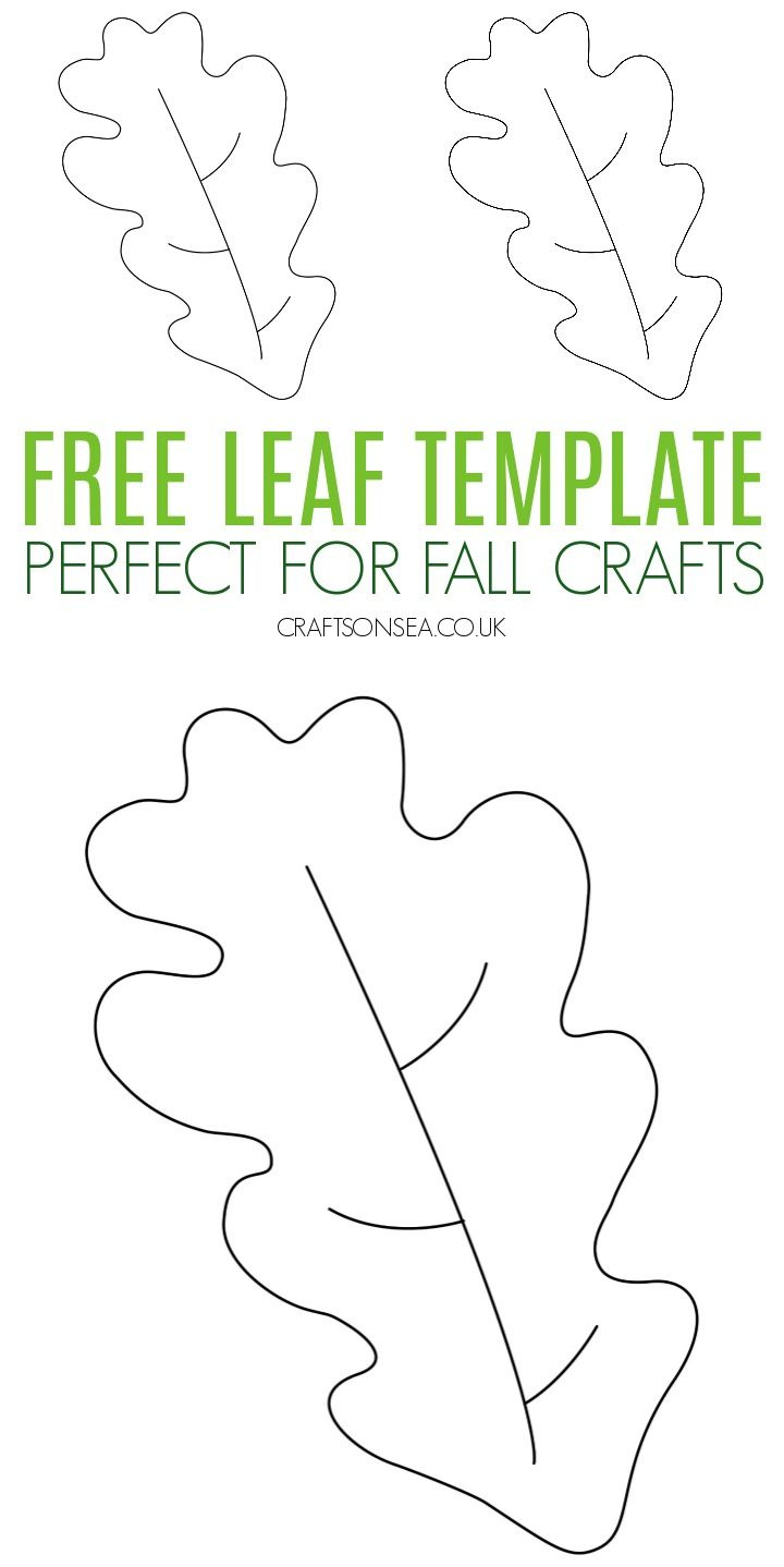 Oak Leaf Printable Template