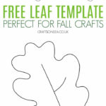 Free Leaf Template: Printable Pdf   Crafts On Sea Throughout Printable Leaf Template Free