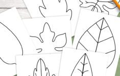 Free Leaf Templates &amp; Outlines: Tons Of Printables!! inside Big Leaf Template Printable