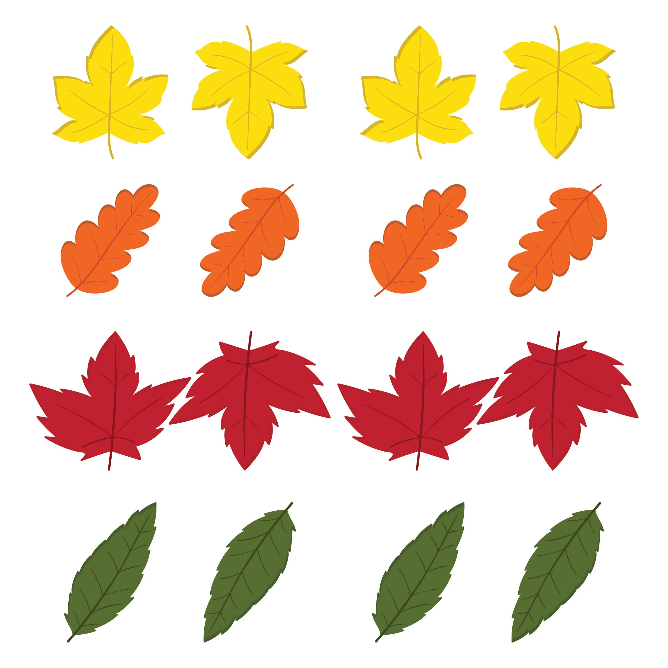 Free Printable Fall Leaves regarding Printable Pictures Of Fall Leaves