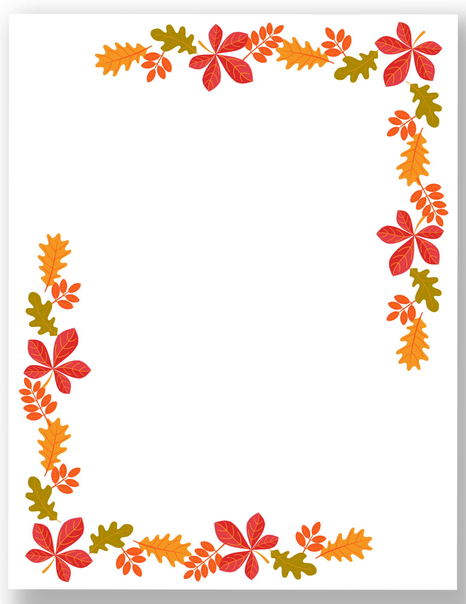 Free Printable Fall Page Borders — Gathering Beauty intended for Free Printable Fall Leaves Borders