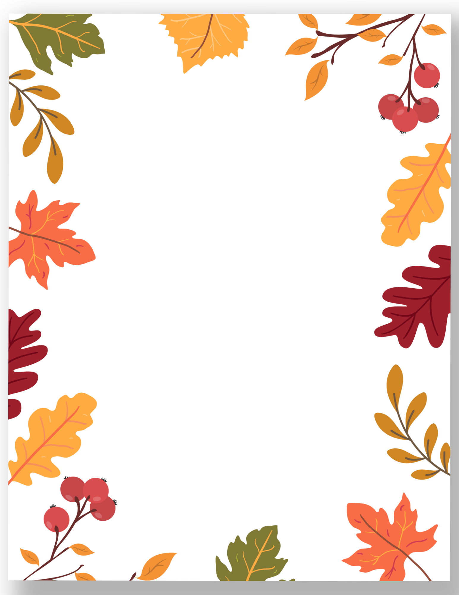 Free Printable Fall Page Borders — Gathering Beauty pertaining to Free Printable Fall Leaves Borders