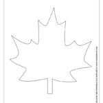 Free Printable Leaf Template   3 Versions, 2 Sizes Each   Pjs And Inside Large Leaf Template Printable Free