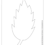 Free Printable Leaf Template   3 Versions, 2 Sizes Each   Pjs And Within Free Printable Large Leaf Template