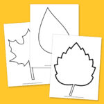 Free Printable Leaf Template Bundle For Fall In Printable Fall Leaves Outline