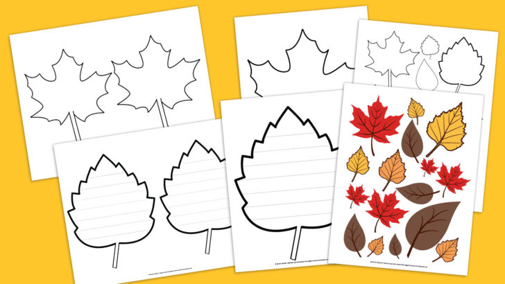Printable Leaf Template Free
