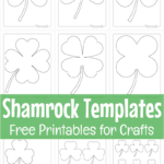 Free Printable Shamrock Templates   Small, Medium, Large Regarding Three Leaf Clover Printable Template