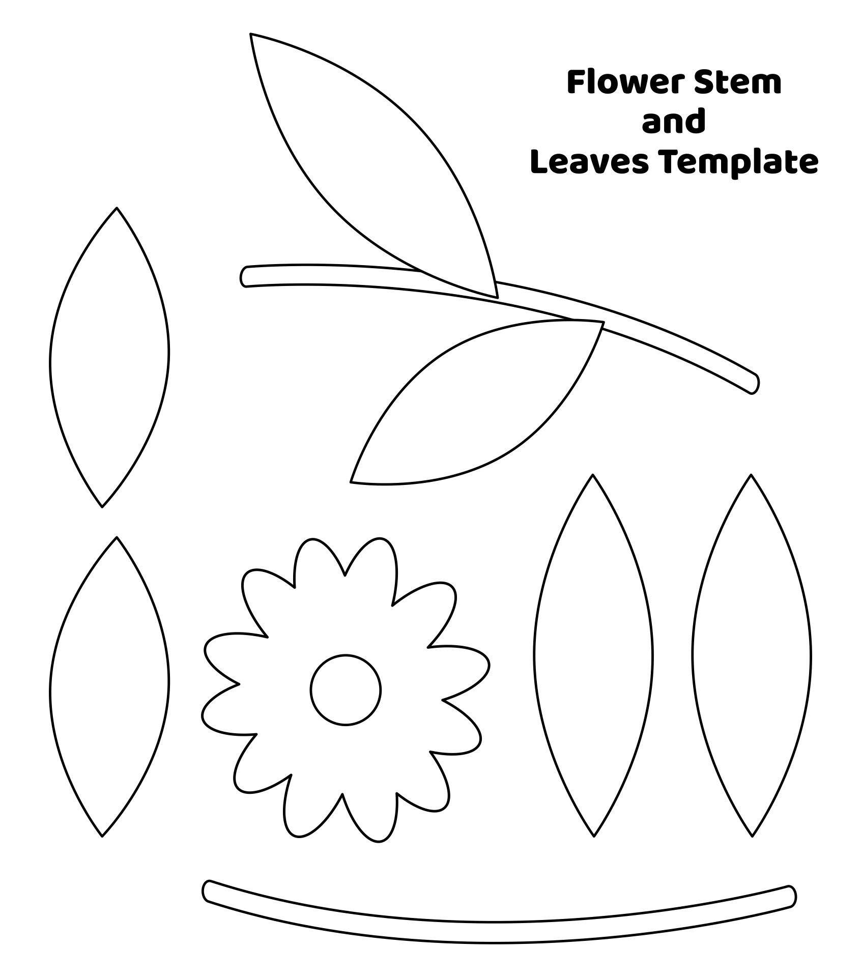 Free Printable Stem And Leaves, Download Free Printable Stem And regarding Printable Stem And Leaf Template