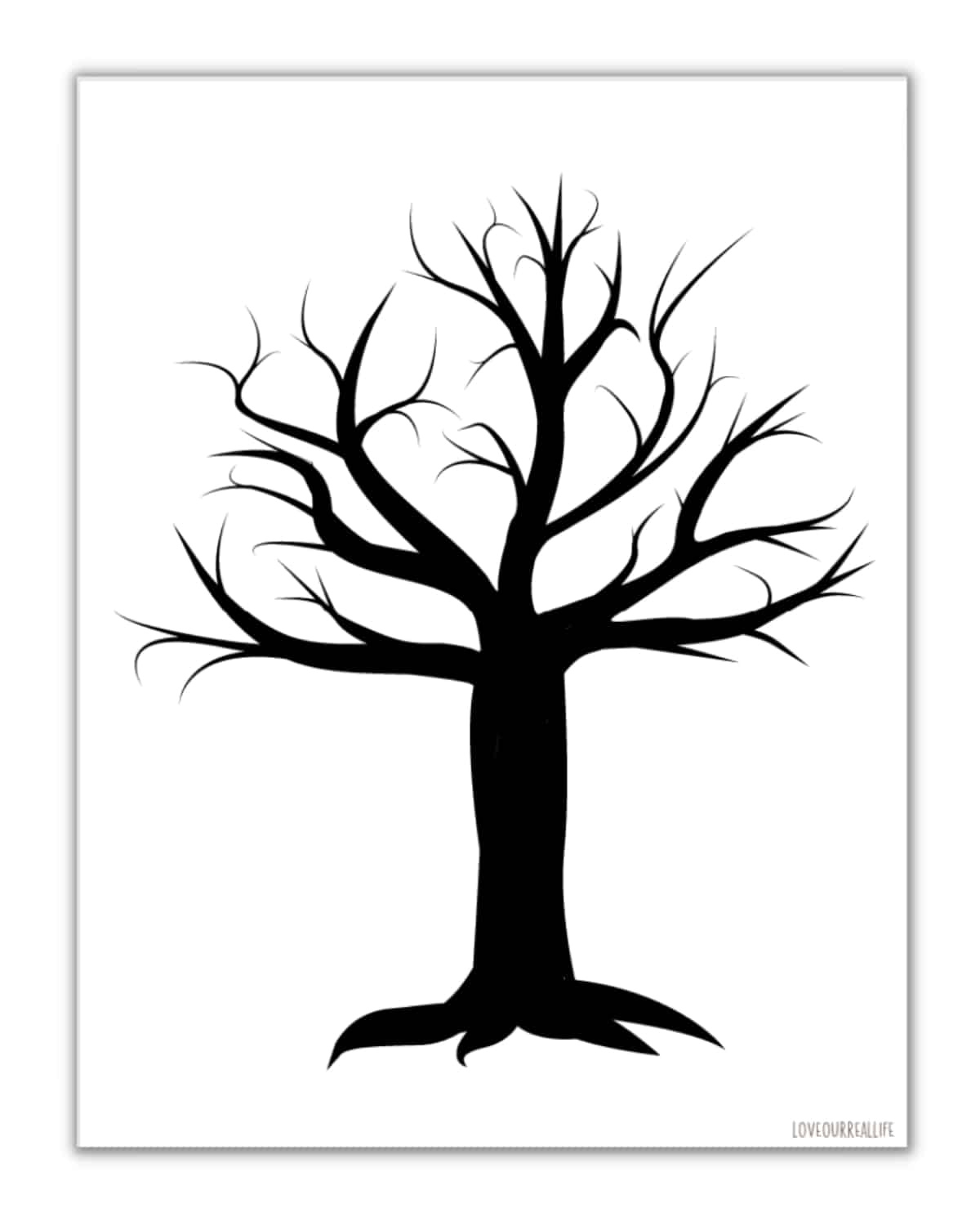 Free Printable Trees Without Leaves Template - 19 Pages ⋆ Love within Printable Fall Tree Without Leaves