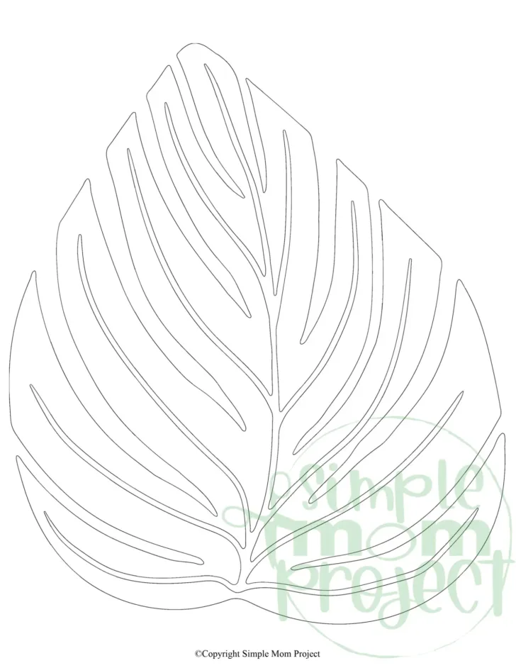 Free Printable Palm Leaf Template Free Printable Palm Leaf Template