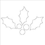 Holly Leaf Templates – Free Printable Patterns To Cut Out Intended For Holly Leaf Printable Template