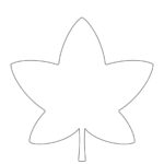 Leaf Outline   Childhood Magic In Oak Leaf Template Printable