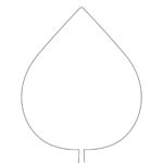 Leaf Outline   Childhood Magic Within Simple Leaf Template Printable