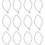 Leaf Pattern Template   15 Free Pdf Printables | Printablee Inside Printable Flower Leaf Template