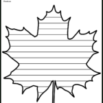 Leaf Themed Creative Writing Worksheet Design   Worksheets Library Throughout Leaf Writing Template With Lines Printable