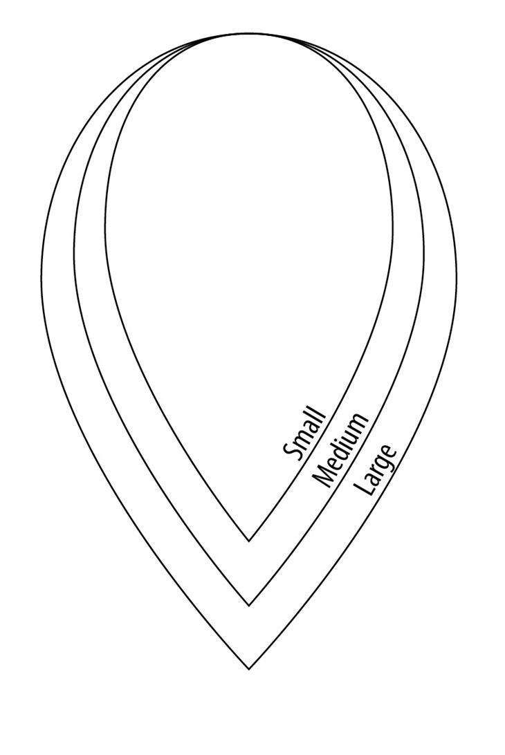 Leather Earring Templates Printable with regard to Leaf Outline Macrame Leaf Template Printable