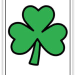 Shamrock Leaf Clover Templates (Free Pdf Downloads)   Simply Love With Free Printable 3 Leaf Clover Template
